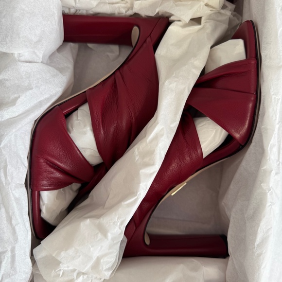 TAMARA MELLON Red Leather Women's Heels - Picture 12 of 12